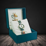 Positif Royal Silver & Rose Gold Couple Watch Set