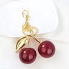 Cherry charm keychain for bag